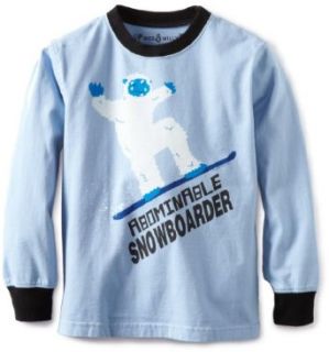 Wes and Willy Boys 2 7 Abdominable Snowboarder Tee