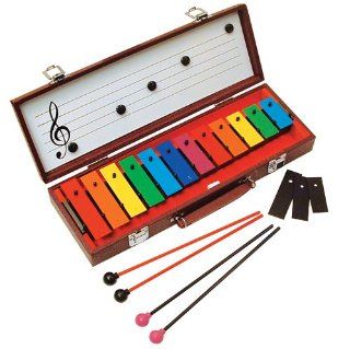 Basic Beat BB12B 12 Note Glockenspiel with Case Musical
