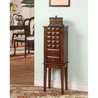 Diamante Coffee 6 Drawer Jewelry Armoire Today: $154.99