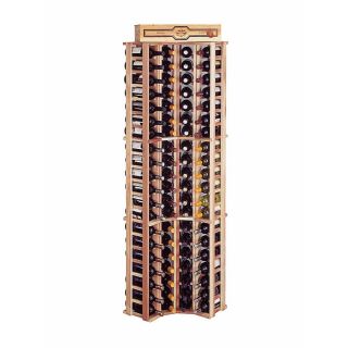 Traditional Redwood Curved Corner Wine Rack Today $299.99