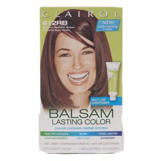 Clairol Balsam Lasting Color #612RB Medium Reddish Brown Hair Color