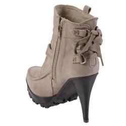 Journee Collection Womens MOAB 03 Lug Sole High Heel Boot