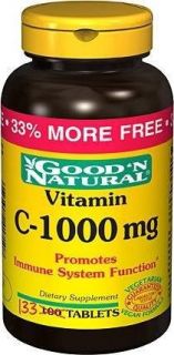 Good N Natural   Vitamin C  1000 mg.   133 Tablets 