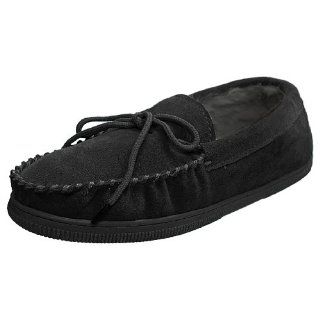 Boston Traveler Mens Faux Suede Mocassin Slippers