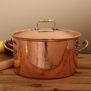 Ruffoni Hammered Copper 10.5 quart Stock Pot