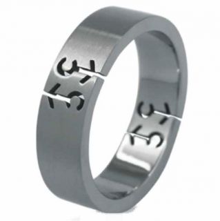 Stainless Steel Male Symbol Gay Pride Brushed Band