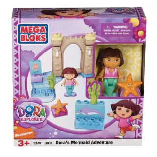 Mega Bloks Doras Mermaid Adventure Toy Set