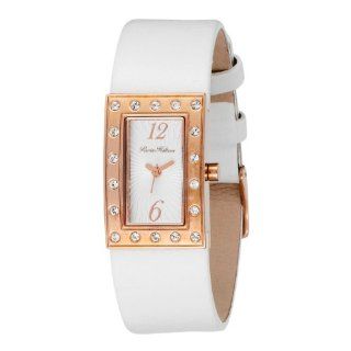 Paris Hilton Womens 138.5099.60 Small Rectangular White Dial Watch