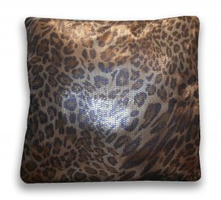 Cats Meow 24x24 Leopard Throw Pillow