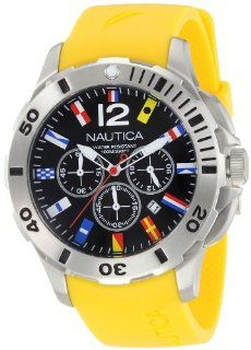 Nautica Mens N18637G Bfd 101 Dive Style Chrono Flag Watch Watches