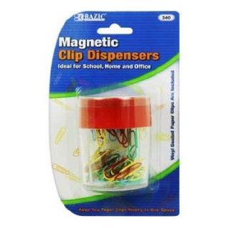 Magnetic Paper Clips Dispenser With Clips Case Pack 144 Electronics