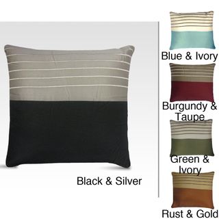 Rhythm Embroidered Square Decorative Pillow