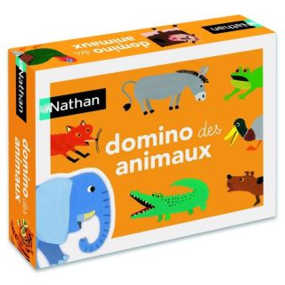 Diset   Domino Des Animaux   Domino très coloré pour reconstituer la