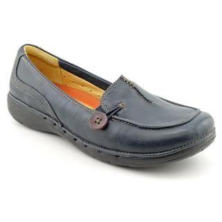 Unstructured By Clarks Womens UN. Believable Leather Casual Shoes