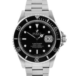 Pre owned Rolex Mens Stainless Steel Submariner Watch Today $5,999