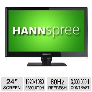 Hannspree SC24LMUB 24 1080p 60Hz LED HDTV Electronics