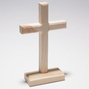 Unfinished Wooden Cross Toys & Games