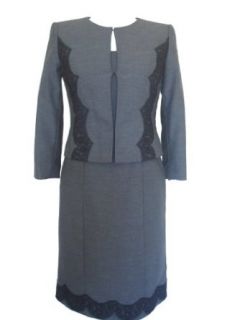 TAHARI Stella Urban Chic Lacey Jacket/Dress Suit: Clothing
