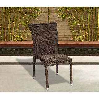 Atlantic Catania Wicker Stacking Chair (Set of 4) Compare $882.34