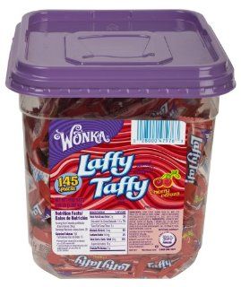 Wonka Laffy Taffy Jar, Cherry, 145 Count Grocery