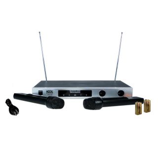 Double micro sans fil HF Kool Sound VHF 220   Achat / Vente MICROPHONE