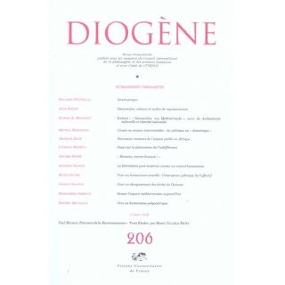 Revue Diogene T.206; humanismes émergents   Achat / Vente livre