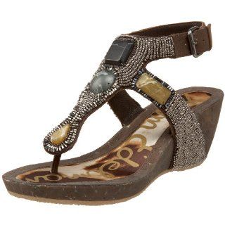 Sam Edelman Womens Nalo Sandal,Pewter,6 M US: Shoes