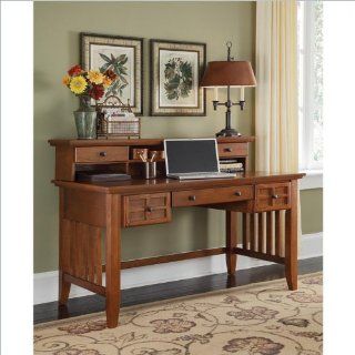 Home Style 5180 152 Arts and Crafts Executive Desk and
