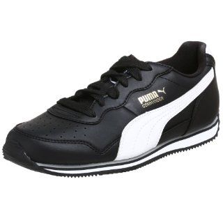  PUMA Womens Commander US Sneaker,Black/White,6 M US: Shoes