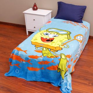 Spongebob Swimming Around Blanket