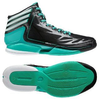 Black/White/Green Crazy Light 2.0 Derrick Rose Basketball Mens Shoes