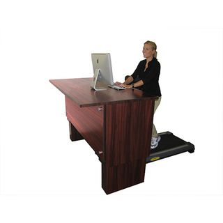 Signature Mahogany S300 Executive Treadmill Desk
