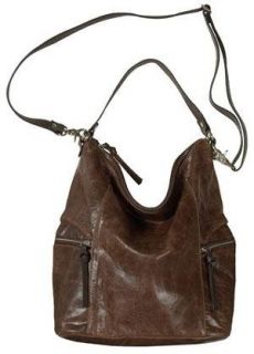 Tano Leather Zippy Bucket With Shoulder Strap Sable