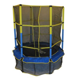 Upper Bounce 55 inch Kid friendly Trampoline and Enclosure Set