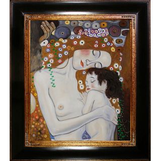 Gustav Klimt Mother and Child Canvas Art