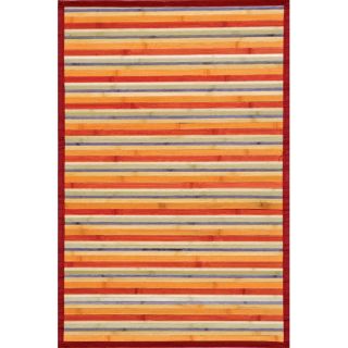 Handmade Transitional Rust Bamboo Rug (8 x 10) Today $139.79 4.0 (7