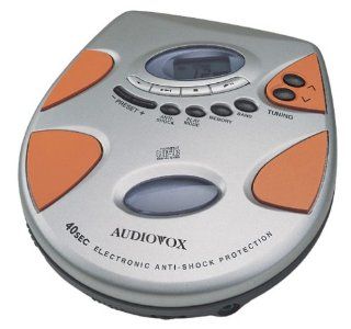 Audiovox CE155R Slimline AM/FM Tuner/CD Player with