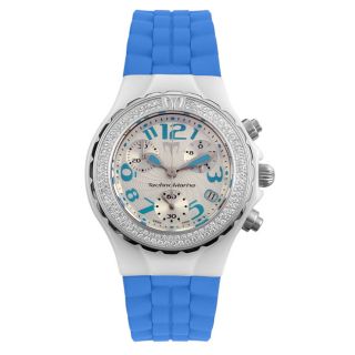 TechnoMarine Womens Diamond Chrono Watch
