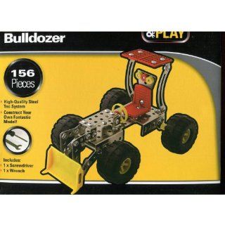Bulldozer Construct & Play, 156 Piece Building Set: Toys & Games