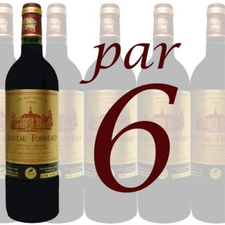 Château Fonréaud 1999 (caisse de 6 bouteilles)   Achat / Vente VIN