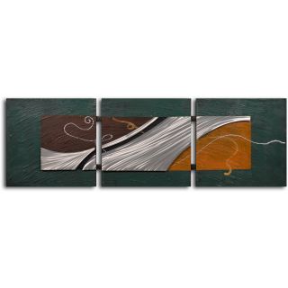  Metal on Hand Painted Canvas Wall Decor Today $194.99