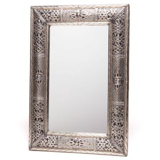 24 Inch Handcrafted Metalwork Mirror (Morocco) Today $179.99