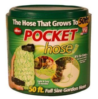 Pocket Hose   50 Foot Hose Patio, Lawn & Garden