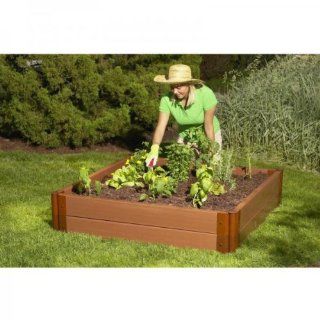 Raised Garden Kit 4ft x 4 ft x 12in: Patio, Lawn & Garden