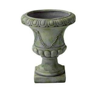 Christopher Knight Home Athenian 19 inch Grey with Green Moss Urn