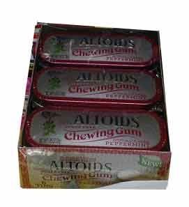 Altoids Peppermint Gum 20 count 1.05 ounce tins Sugar Free 