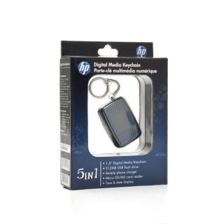 HP LiteOn DF105B 01 Blue 1.5 inch Digital Media Keychain