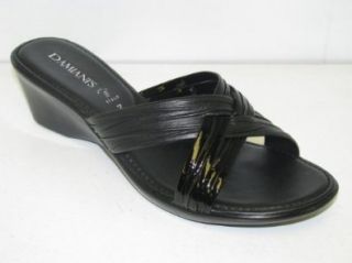 Damianis by Italian Shoemakers Sandals   Black Multi (#162): Shoes