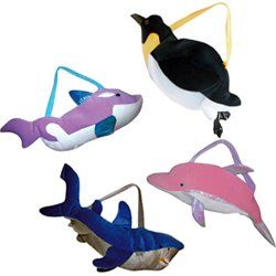 Sealife Overnight Plush Bag   Whale Toys & Games