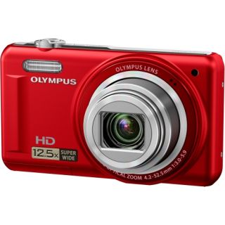 Olympus VR 320 14MP Red Digital Camera